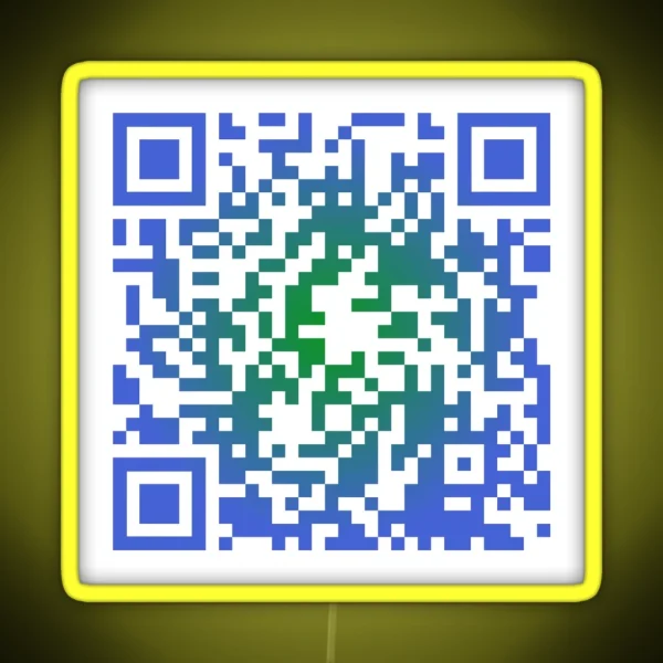 Sea Shanty 2 QR Code RGB Neon Sign