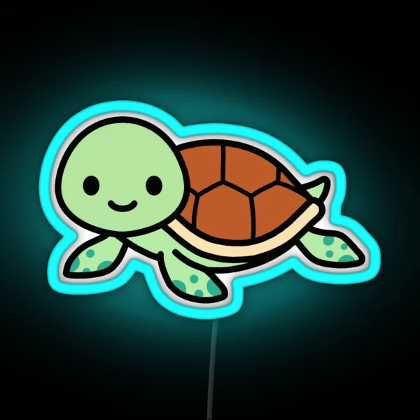 Sea Turtle RGB Neon Sign