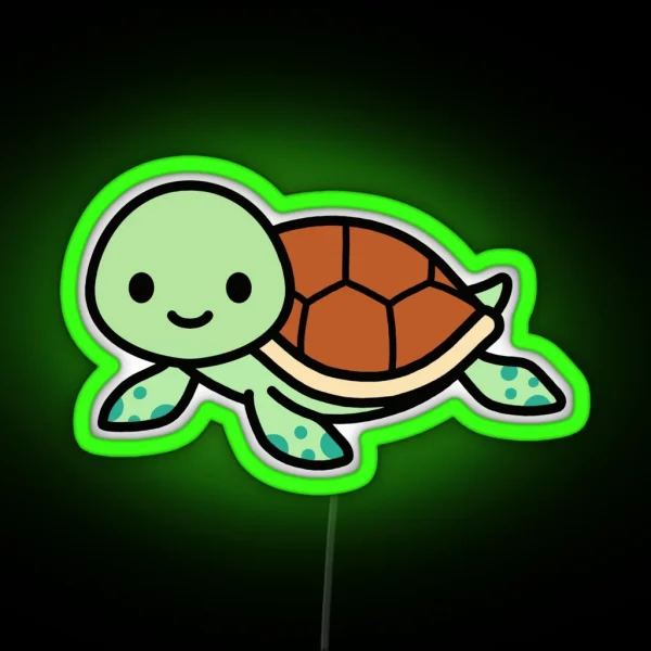 Sea Turtle RGB Neon Sign