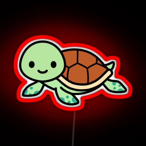 Sea Turtle RGB Neon Sign