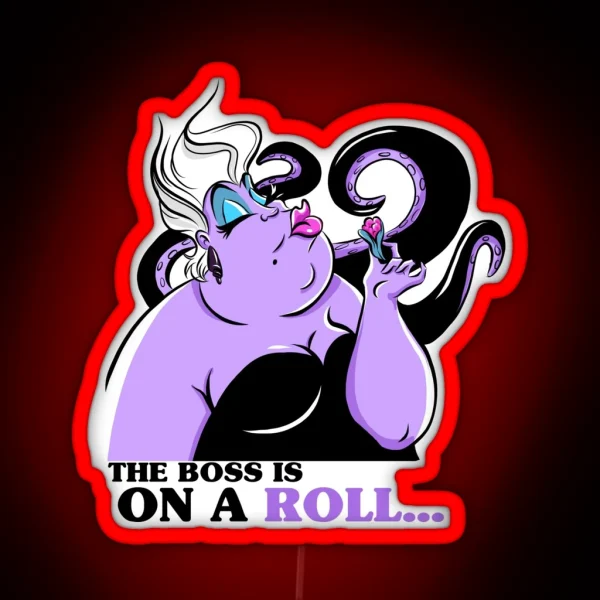 Sea Witch Boss Lady RGB Neon Sign