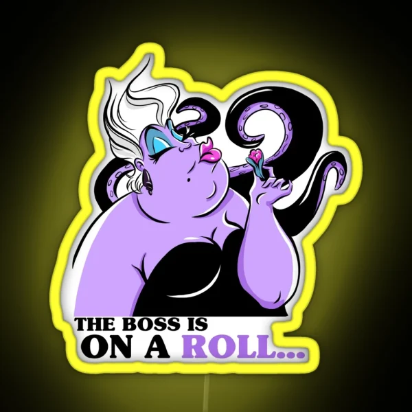Sea Witch Boss Lady RGB Neon Sign