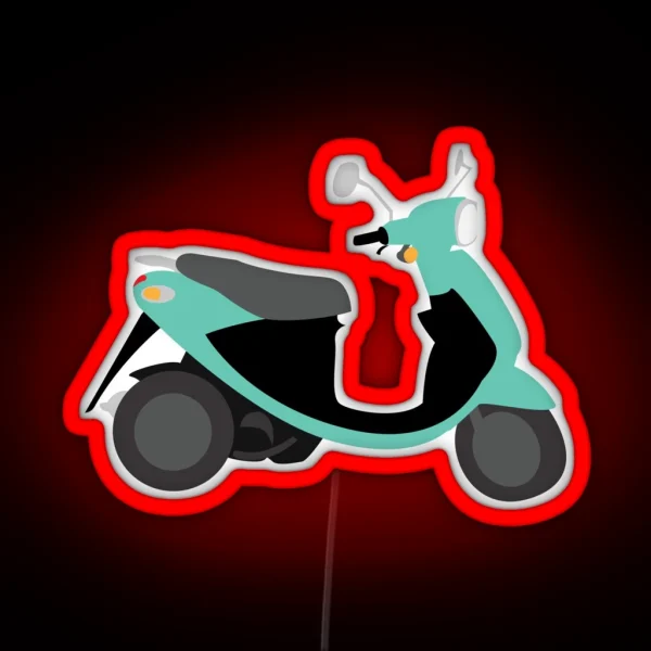 Seafoam Scooter RGB Neon Sign