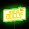 seagulls rgb neon sign green