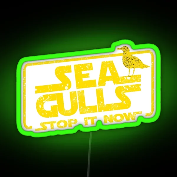 Seagulls RGB Neon Sign