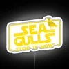 seagulls rgb neon sign white