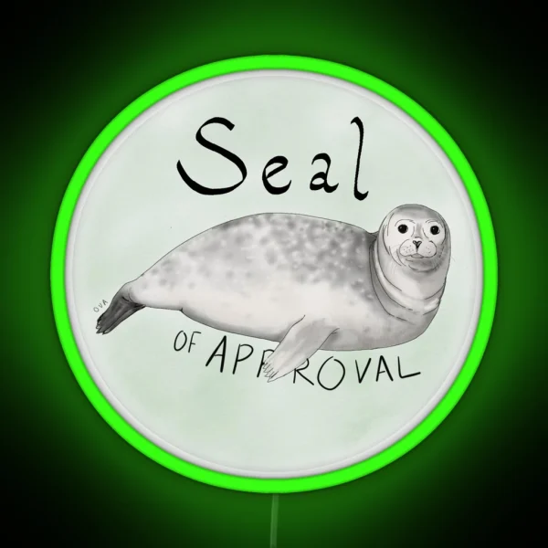 Seal Of Approval RGB Neon Sign