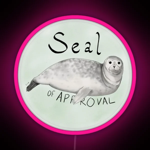 Seal Of Approval RGB Neon Sign