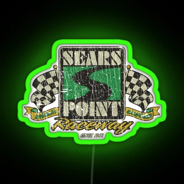Sears Point Raceway 1968 RGB Neon Sign