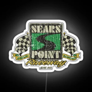 Sears Point Raceway 1968 RGB Neon Sign