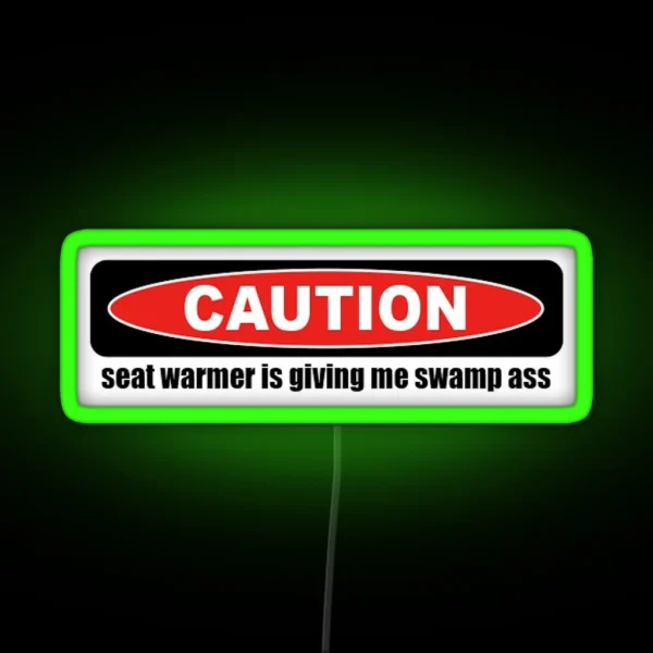 Seat Warmer Bumper Led RGB Neon Sign
