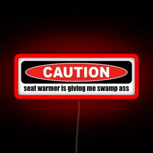 Seat Warmer Bumper Led RGB Neon Sign