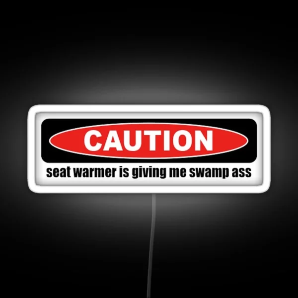 Seat Warmer Bumper Led RGB Neon Sign