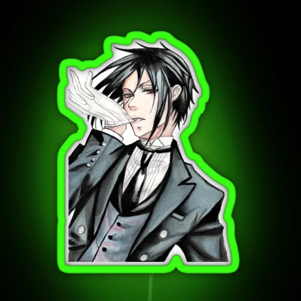 Sebastian Black Butler RGB Neon Sign