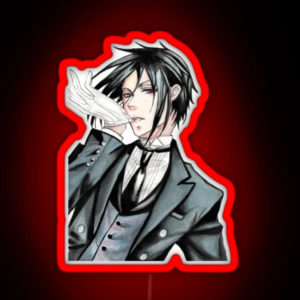 Sebastian Black Butler RGB Neon Sign