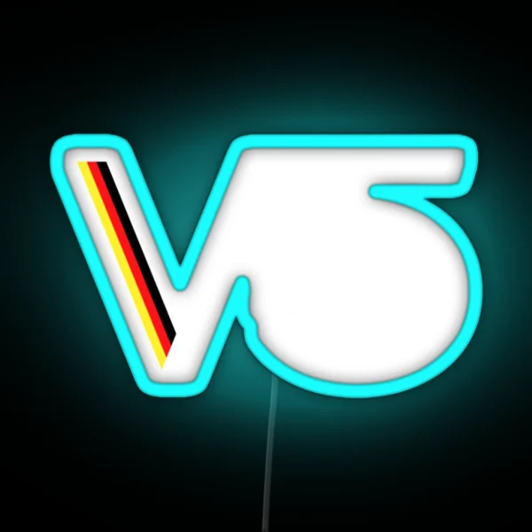 Sebastian Vettel 5 RGB Neon Sign
