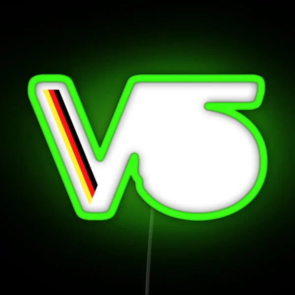 Sebastian Vettel 5 RGB Neon Sign