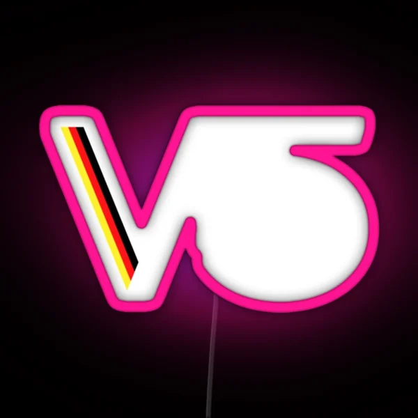 Sebastian Vettel 5 RGB Neon Sign