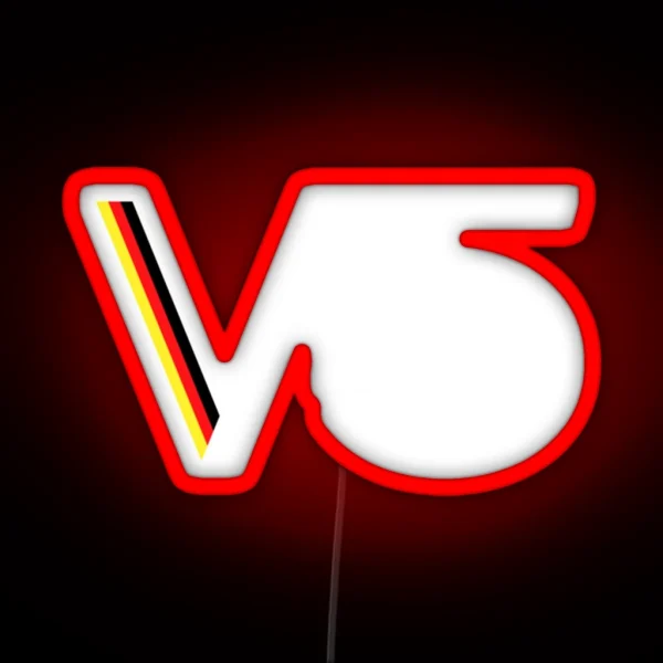 Sebastian Vettel 5 RGB Neon Sign