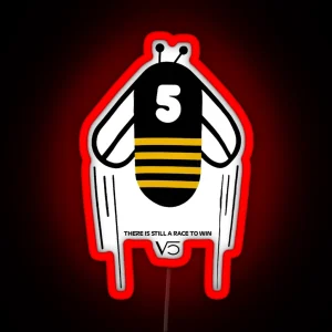 Sebastian Vettel Save The Bees RGB Neon Sign