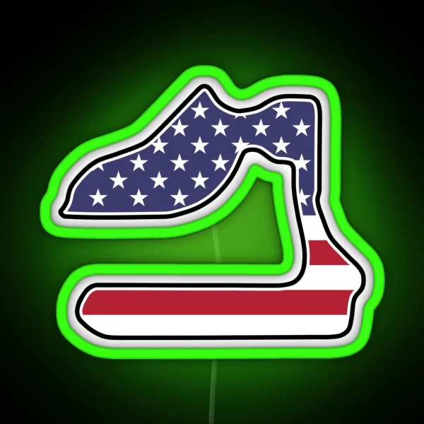 Sebring International Raceway Flag RGB Neon Sign