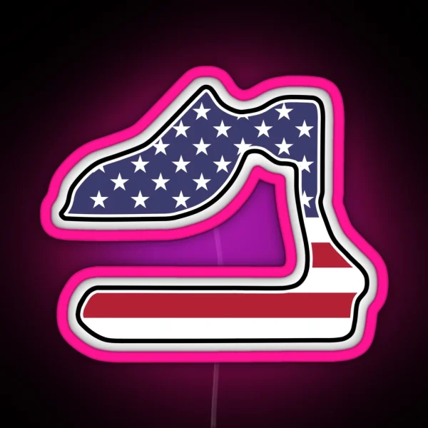 Sebring International Raceway Flag RGB Neon Sign