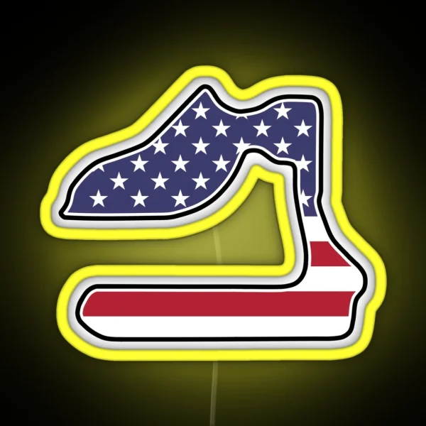 Sebring International Raceway Flag RGB Neon Sign