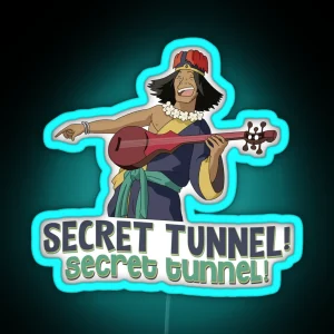 SECRET TUNNEL SECRET TUNNEL WITH CHONG FROM AVATAR RGB Neon Sign