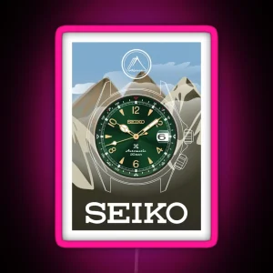 Seiko Alpinist RGB Neon Sign