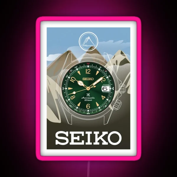 Seiko Alpinist RGB Neon Sign