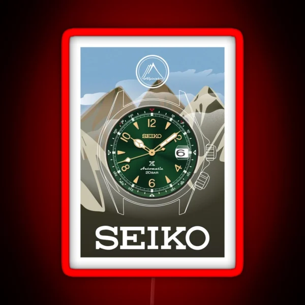 Seiko Alpinist RGB Neon Sign