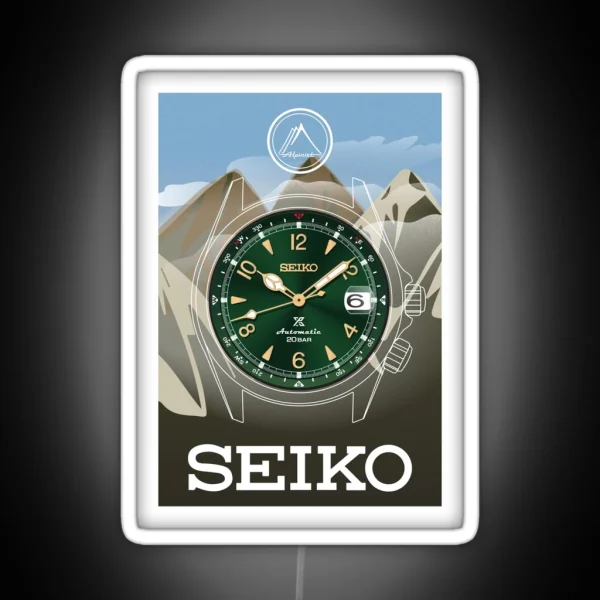 Seiko Alpinist RGB Neon Sign