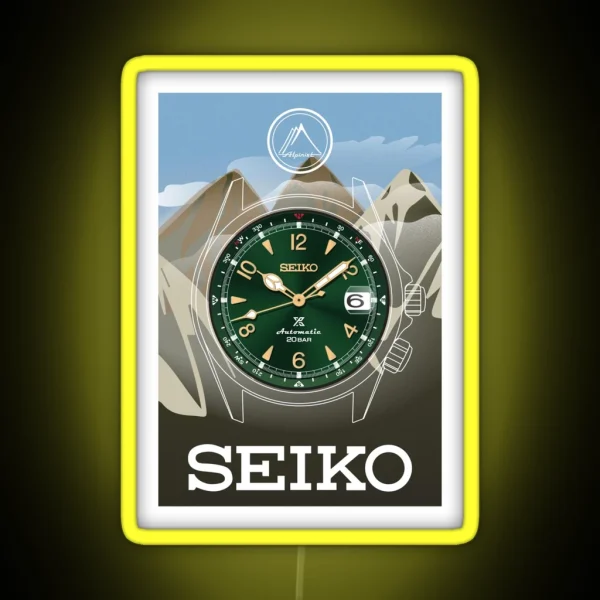 Seiko Alpinist RGB Neon Sign