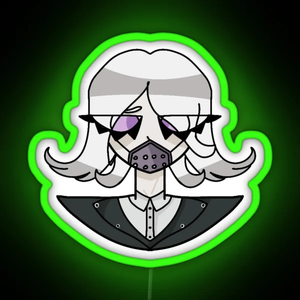 Seiko Kimura Headshot RGB Neon Sign