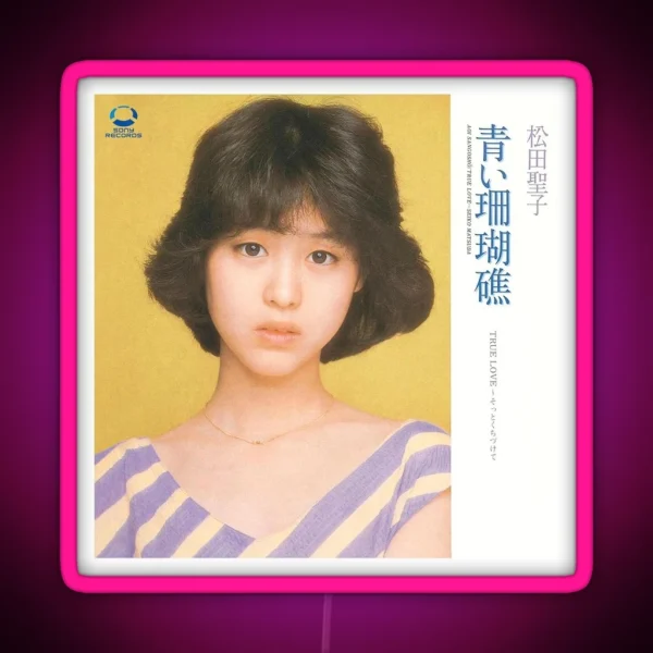Seiko Matsuda Aoi Sangosho RGB Neon Sign