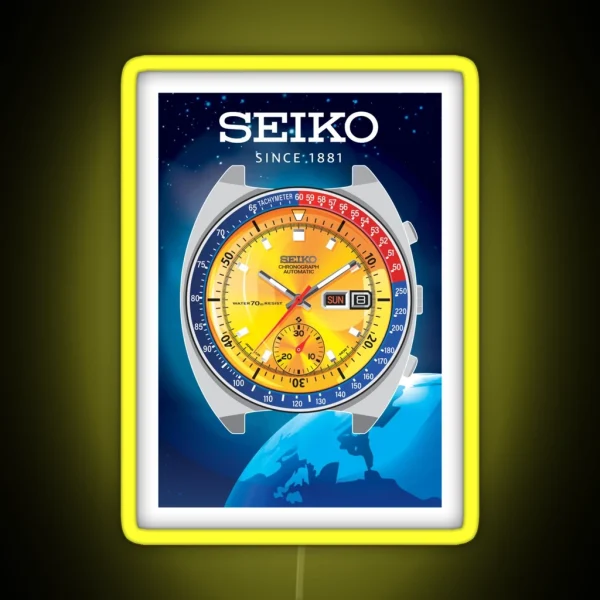 Seiko Pogue RGB Neon Sign