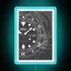 RGB Neon Seiko SKX Watch Face Blue