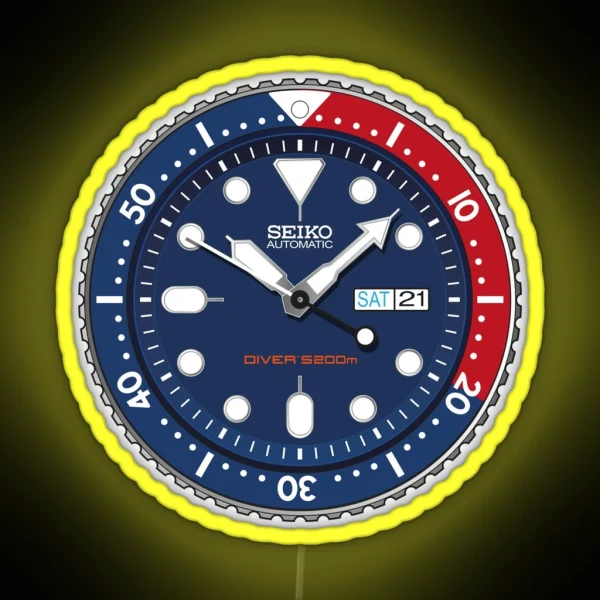 Seiko SKX Peps RGB Neon Sign