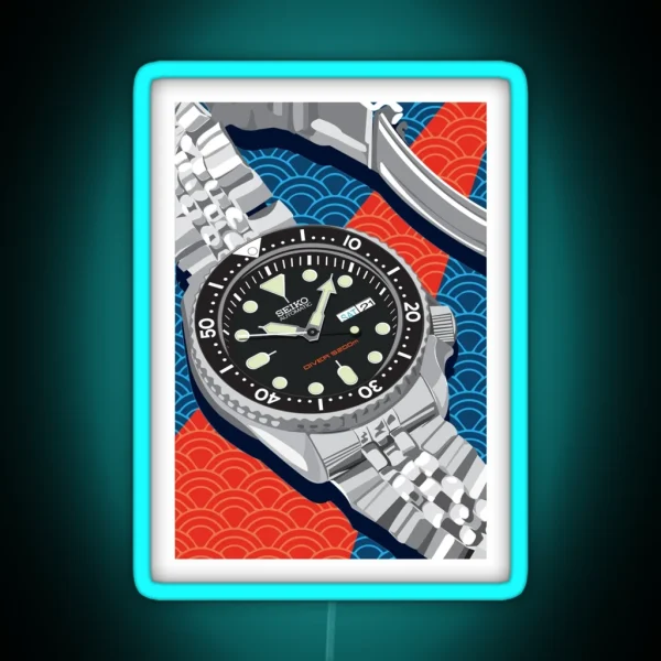 Seiko SKX RGB Neon Sign
