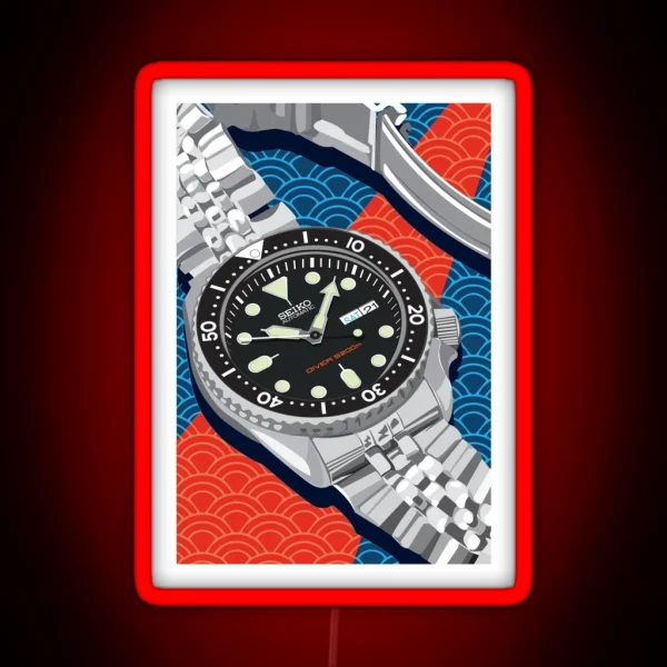 Seiko SKX RGB Neon Sign