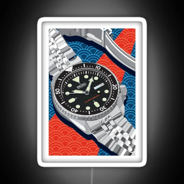 Seiko SKX RGB Neon Sign
