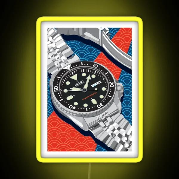 Seiko SKX RGB Neon Sign