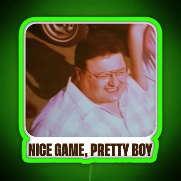 Seinfeld Nice Game Pretty Boy RGB Neon Sign