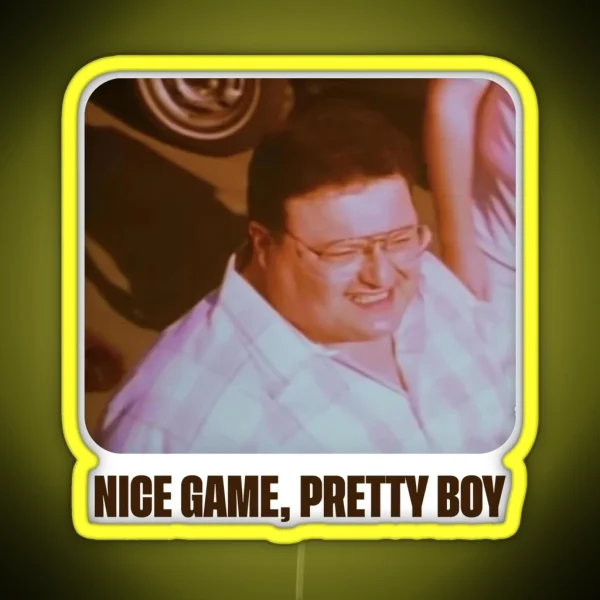 Seinfeld Nice Game Pretty Boy RGB Neon Sign