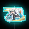 alt text: "neon sign displaying seiryuu in rgb lighting with 46678 and blue glow