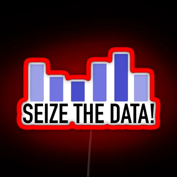 Seize The Data Purple And Black RGB Neon Sign
