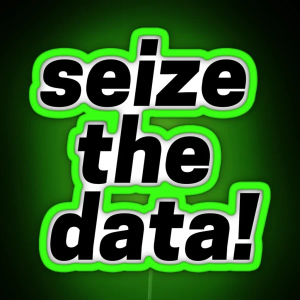 Seize The Data RGB Neon Sign