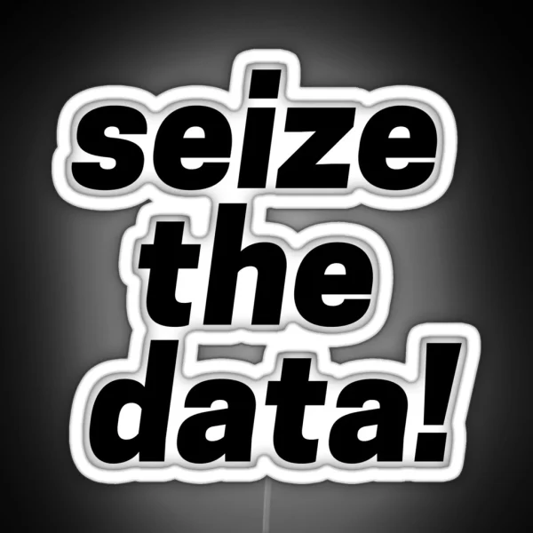 Seize The Data RGB Neon Sign