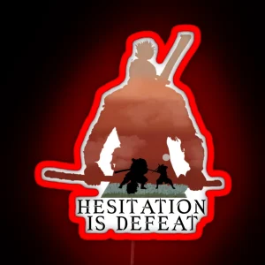 Sekiro Hesitation Is Defeat V3WS RGB Neon Sign