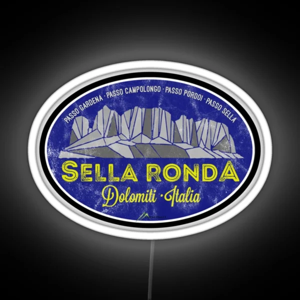 Sella Ronda Dolomites Italy 02 RGB Neon Sign